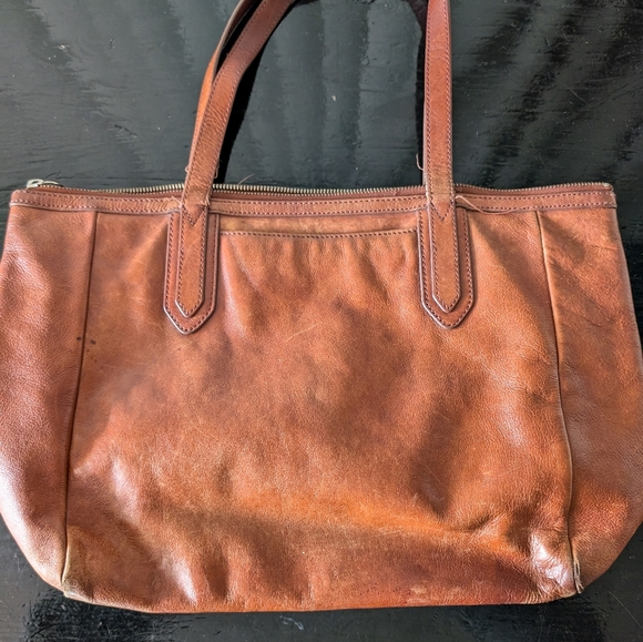 Vintage Fossil bag pecan brown - Picture 3 of 16